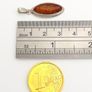 Vintage 925 Sterling Silver And Natural Baltic Amber Pendant Image 10