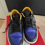 Mens Nike Air Jordan 1 Low "Dark Concord" - 553558 075 - Black Dark Concord Taxi Image 5