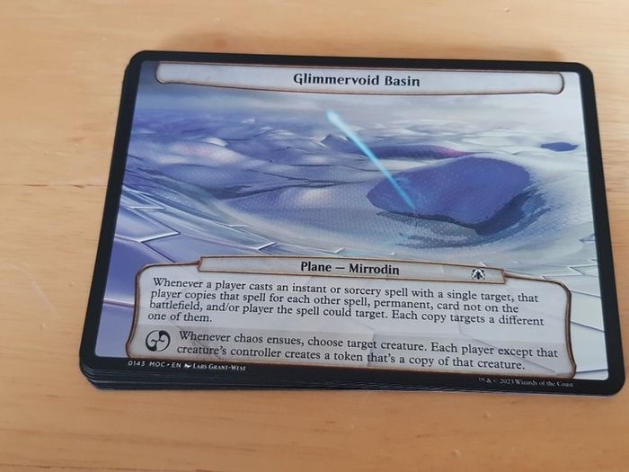 Magic the Gathering Planechase 15 card set
