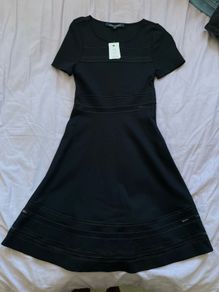 black French Connection midi dress