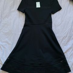 black French Connection midi dress