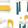 Children Playroom Table and Chair Set Image 2