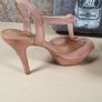 XTI Tentations Ladies high heels stilettos nude Size 40 UK 7 open peep toe ankle strap shoes Image 7