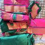 Indian classical dance costume 2  ( bharathnatyam amd mohiniyattam ) with complete jwellery set Image 6