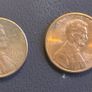 Old American US 1 cent coins 1979 1989 1990 Image 3