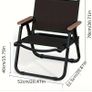 Folding chair. LARGE Foldable chair. Camping chair. Outdoor chair. Image 3