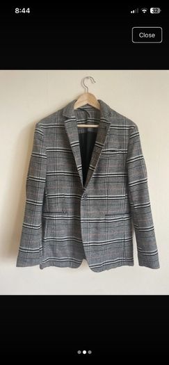 Checkered Blazer