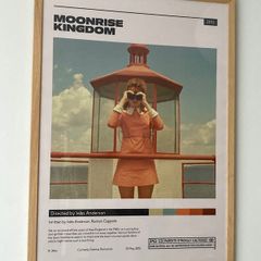 Wes Anderson Moonrise Kingdom Movie Poster Large Like New