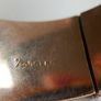 Antique Solid 1/20 9ct R.g. Rolled Gold Bangle With Safety Chain 50,4g Image 5
