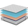Small Double Mattress, Hybrid Memory Foam and Spring Mattress, Zonal Support Image 2