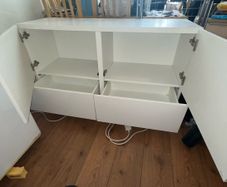 White Gloss Sideboard / Storage Cabinet