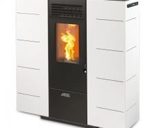 Subtile 6 White Slimline Wood Pellet Stove