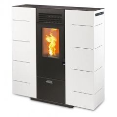 Subtile 6 White Slimline Wood Pellet Stove