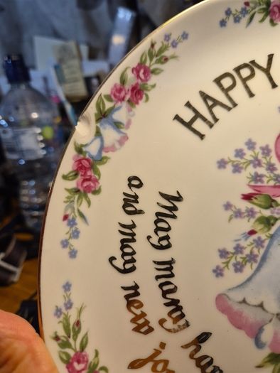 Anniversary Plate Decor
