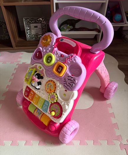 Pink vtech baby walker