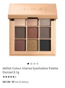 delilah Colour Intense Eyeshadow Palette Damsel brand new