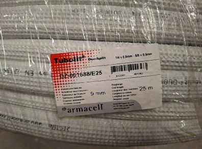 Refrigerant Line Copper Pipe 1/4" + 5/8"