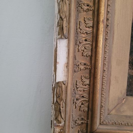 19th Century gilt framed Scottish highland oil on canvas