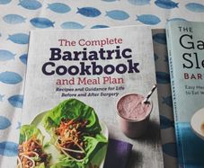 Bariatric cookbook and meal plan.