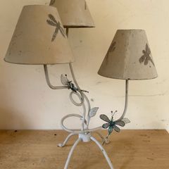 French Shabby Chic Metal Candle Holder