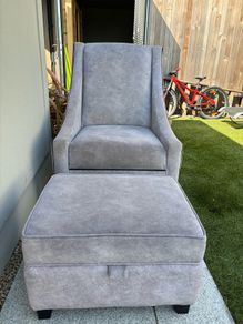 Chair and Pouf