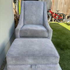 Chair and Pouf