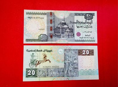 Egypt  20 Pounds  2016 UNC   Pick 74  PAPER  Uncirculated