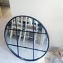 Pair  mirrors black perfect will sell on there own round shaped Image 6