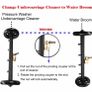 Dual-Function Undercarriage Cleaner,Surface Cleaner for Pressure Washer, 16 Inch, Underbody Car Wash Water Broom with 3 Pieces Extension Wand, 4000 PSI Image 3