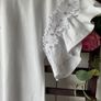 top savida x small white top with frill detail Image 5
