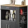 kitchen trolley Multifunctional Sideboard Wheeled Kitchen Trolley Image 5
