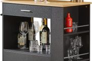 Kitchen trolley Cabinet on wheels black or white