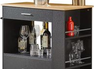 main image for ad Kitchen trolley Cabinet on wheels black or white