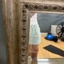 Brushed Silver wood framed mirror for Hallway Image 3