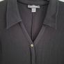 Long Black Cord Dress Image 2