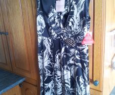 Savoir Printed Wrap Midi Dress