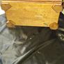 Vintage Wooden Musical Cigar and Cigarette Box, Cigar and Tobacco Leaves on the Lid., when Opened it Plays Music., a beautiful collectors lot, Image 9