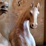 Vintage handcarved pair of horses Image 2