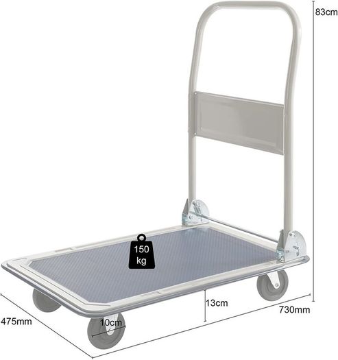 Platform Trolley 150 Kg Maximum Load Free Nationwide Delivery