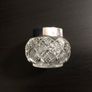 Cut glass and sterling silver 1900 London dressing table pot Image 7