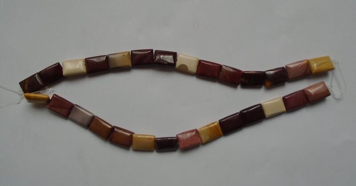 Mookaite beads, Jewellery making, Gemstone beads, Craft supplies.