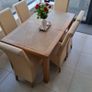 Solid Oak Extendable Dining Table & 6 Chairs Image 10