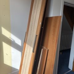 wardrobe doors and wood