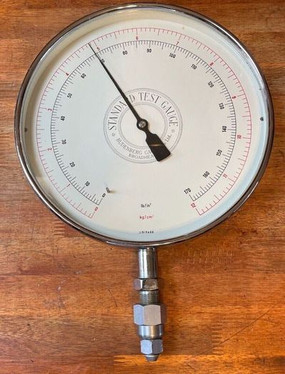 Budenberg Standard Test Gauge  0-170 Lb/in 0-12 Kg/cm 11819686