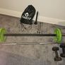 bench, bar and weights set Image 3