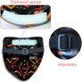 Halloween Mask LED Light up Mask Scary mask for Festival Cosplay Halloween Costume Masquerade Party Image 3