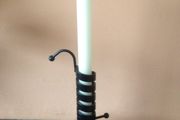 BRAND NEW Beautiful Cast Iron Candle Holder with new candle