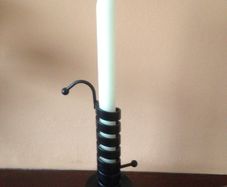 BRAND NEW Beautiful Cast Iron Candle Holder with new candle