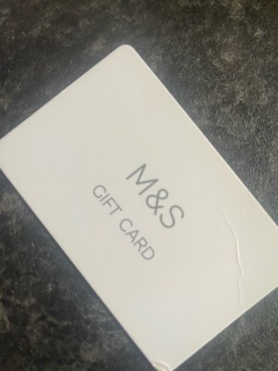 Marks & Spencer's gift card