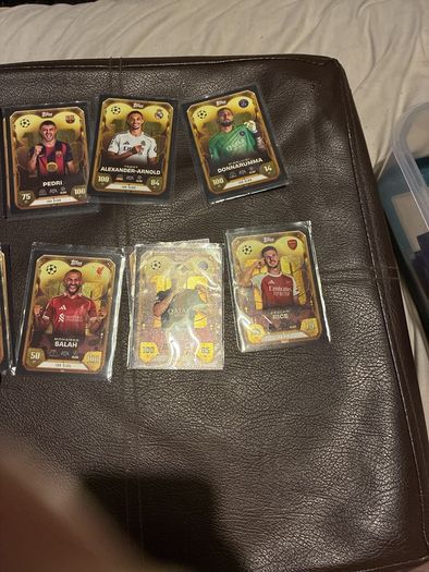 Gold Foil Football Trading Cards 100 Club